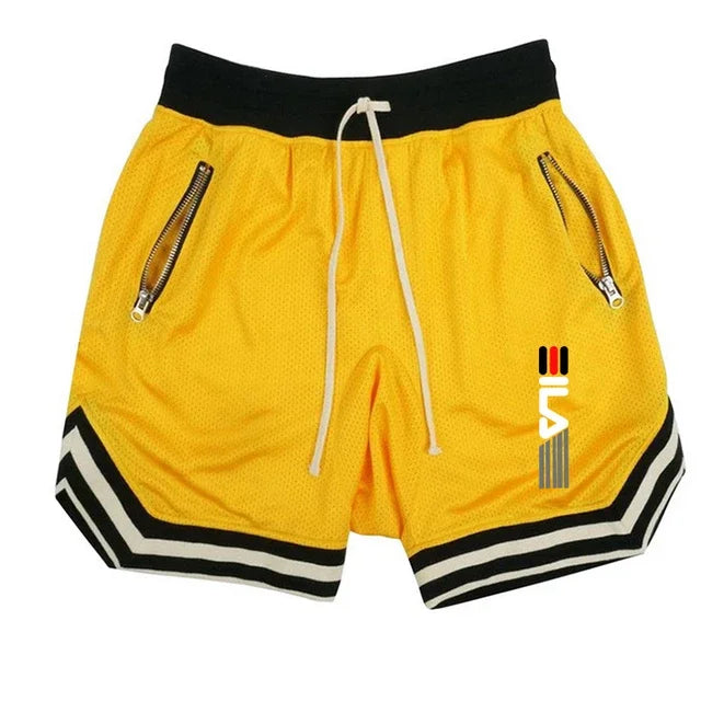 Shorts de basquete masculino de verão, roupa de praia de marca, roupa de banho sexy, cintura baixa, respirável, calças de basquete