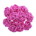 10/20/30 pçs 8cm artificial pe espuma rosa flores buquês de noiva para mesa de casamento decorações de festa em casa diy scrapbook suprimentos