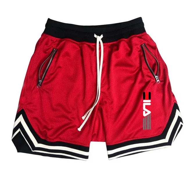 Shorts de basquete masculino de verão, roupa de praia de marca, roupa de banho sexy, cintura baixa, respirável, calças de basquete