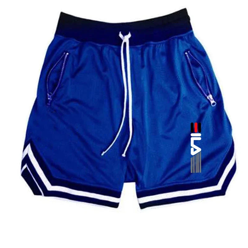 Shorts de basquete masculino de verão, roupa de praia de marca, roupa de banho sexy, cintura baixa, respirável, calças de basquete