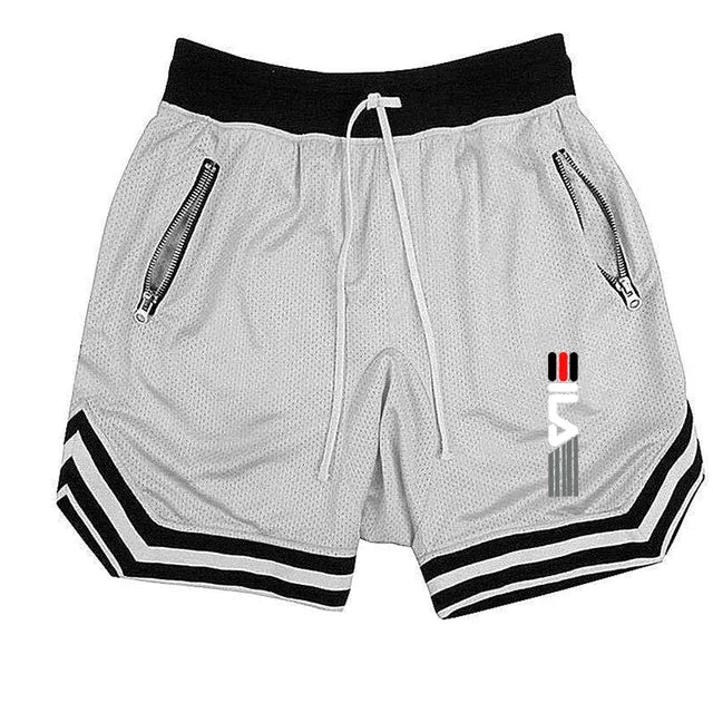 Shorts de basquete masculino de verão, roupa de praia de marca, roupa de banho sexy, cintura baixa, respirável, calças de basquete