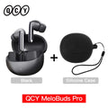 Qcy melobuds pro anc bluetooth 5.3 fones de ouvido sem fio 46db híbrido anc hi-res ldac fones de ouvido 6 microfone 34h detecção in-ear