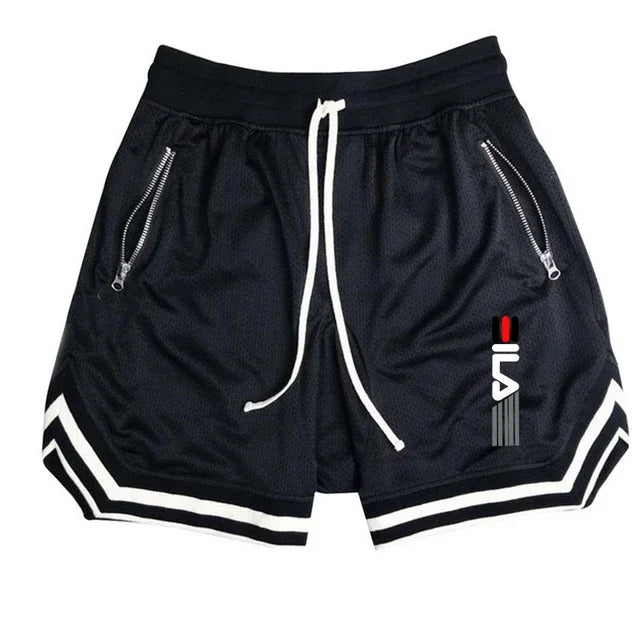 Shorts de basquete masculino de verão, roupa de praia de marca, roupa de banho sexy, cintura baixa, respirável, calças de basquete