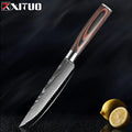 Xituo conjunto de faca de cozinha 1-9 peças, 7cr17mov aço inoxidável afiada faca de chef santoku faca de frutas cabo ergonômico pakkawoodXituo conjunto de faca de cozinha 1-9 peças, 7cr17mov aço inoxidável afiada faca